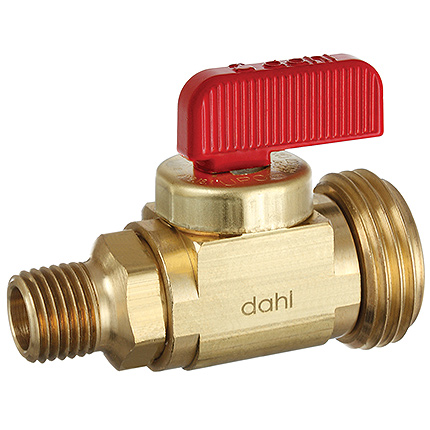 mini-ball™Valves, Hose and Boiler Drain 124-61-04 (Iron)